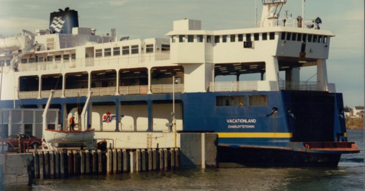 the vacationland docked